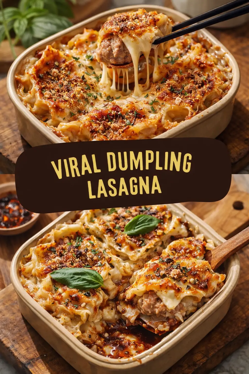 dumpling lasagna Dumpling Lasagna