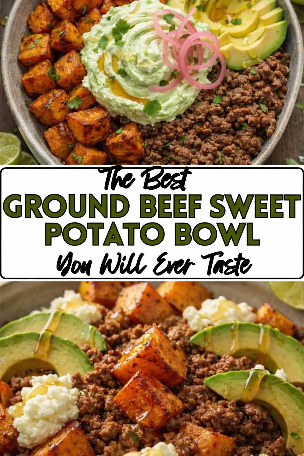 sweet potato ground beef bowl Sweet Potato Ground Beef Bowl
