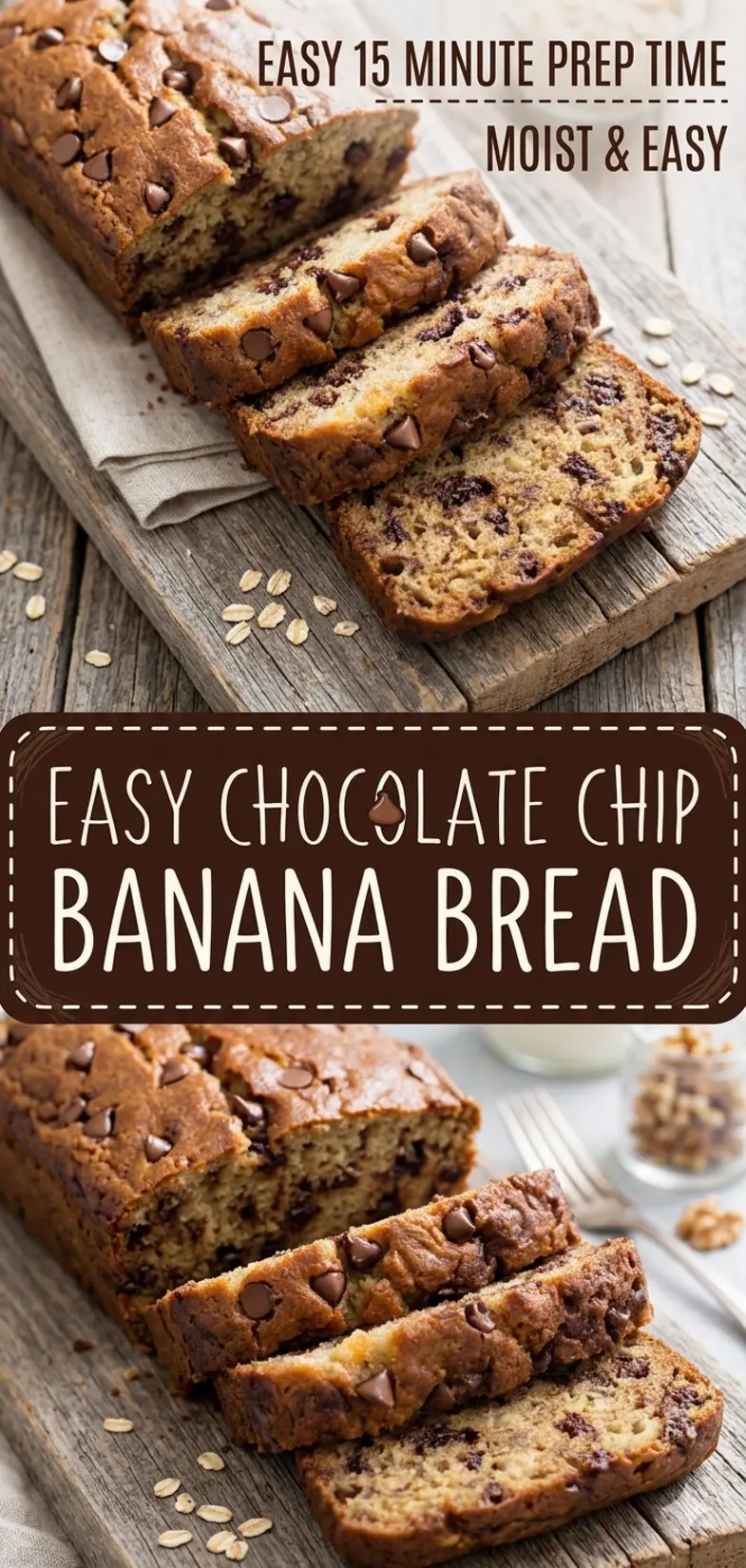 chocolate chip banana bread Chocolate Chip Banana Bread