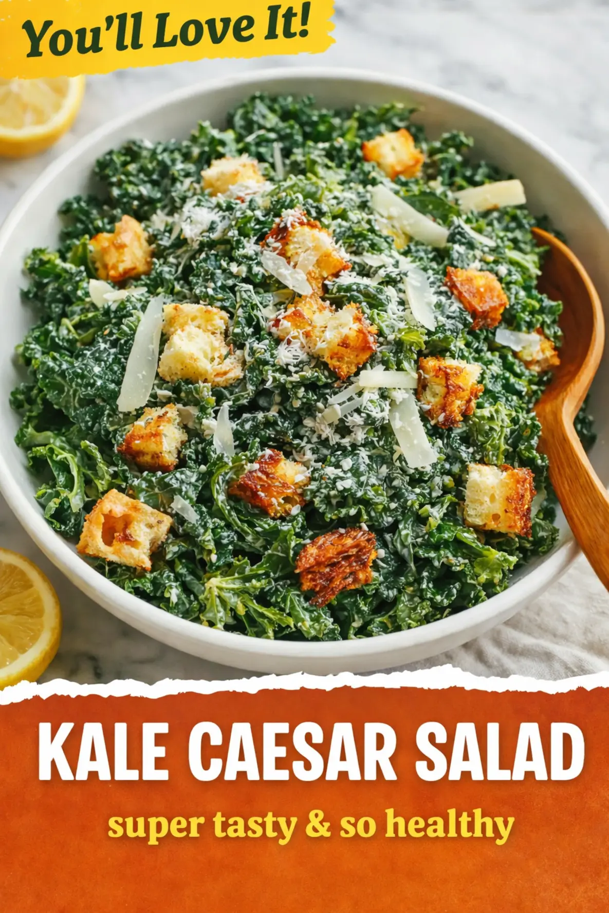 Kale Caesar Salad –