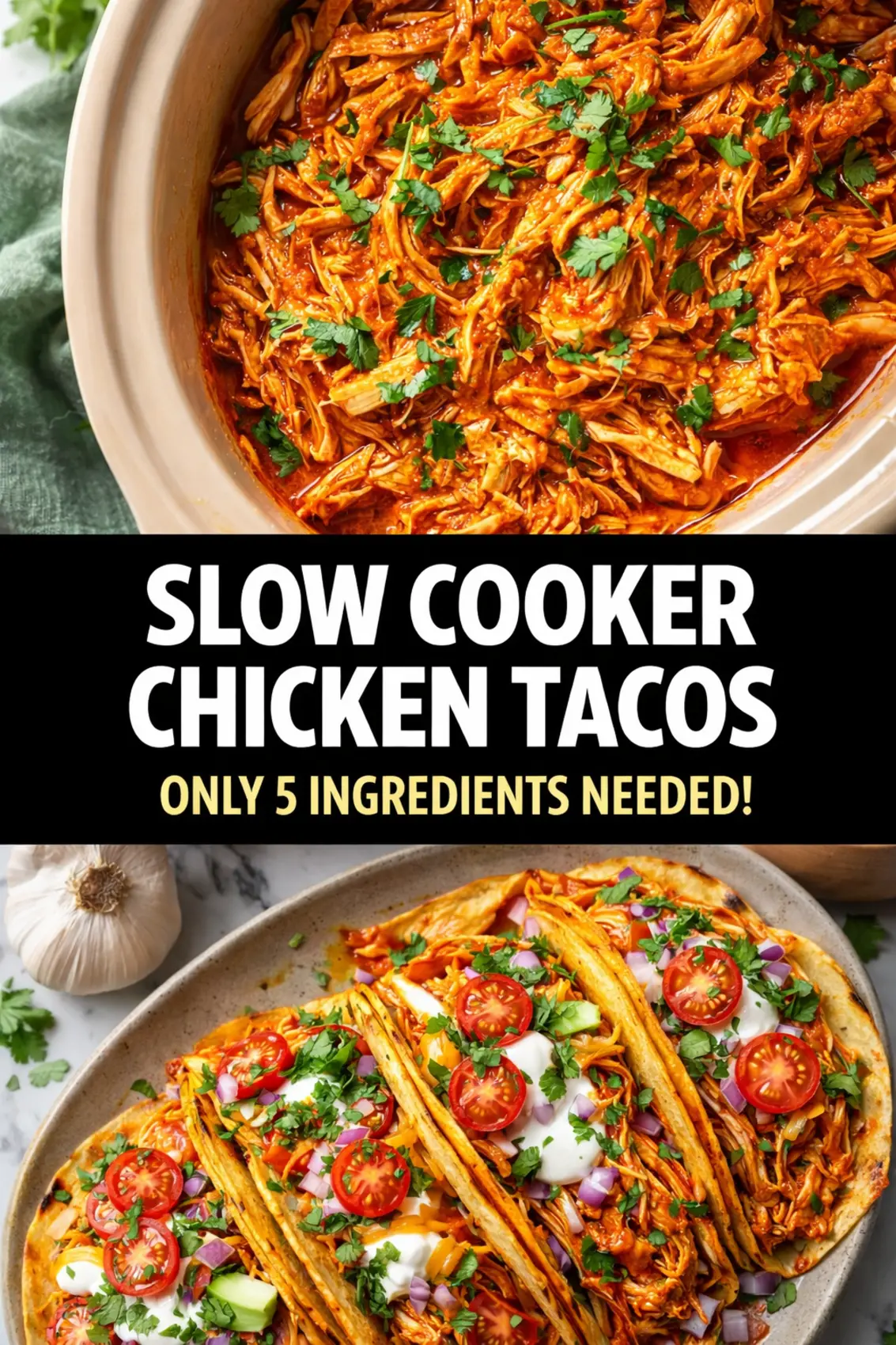 Crockpot Chicken Tacos