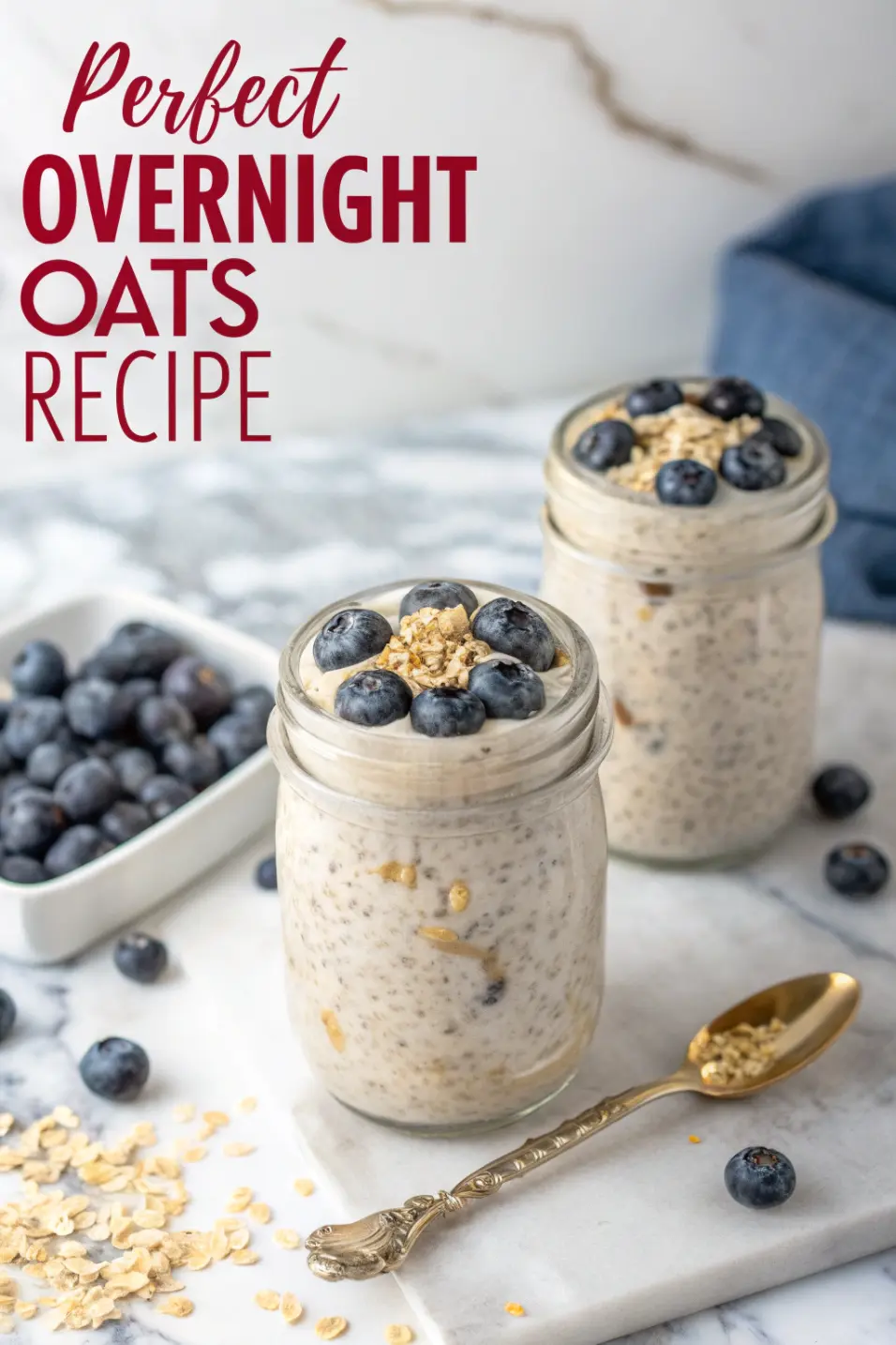 Creamy Overnight Oats with Yogurt – Meal Prep Breakfast