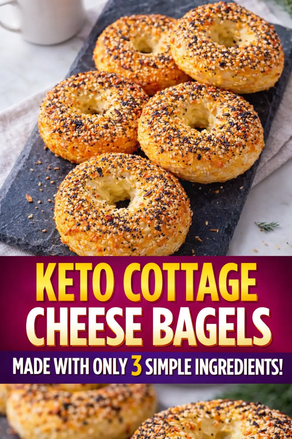 Cottage Cheese Bagels Cottage Cheese Bagels