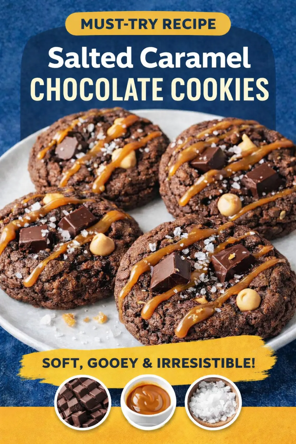 Chocolate Caramel Cookies Chocolate Caramel Cookies –
