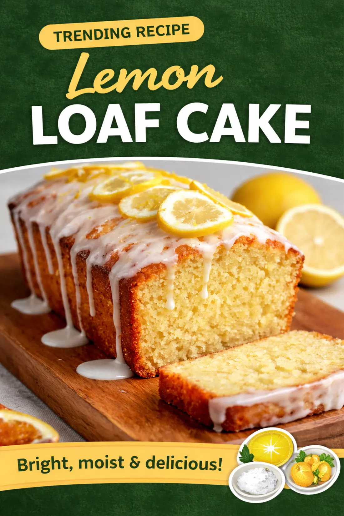 Lemon Loaf Cake –