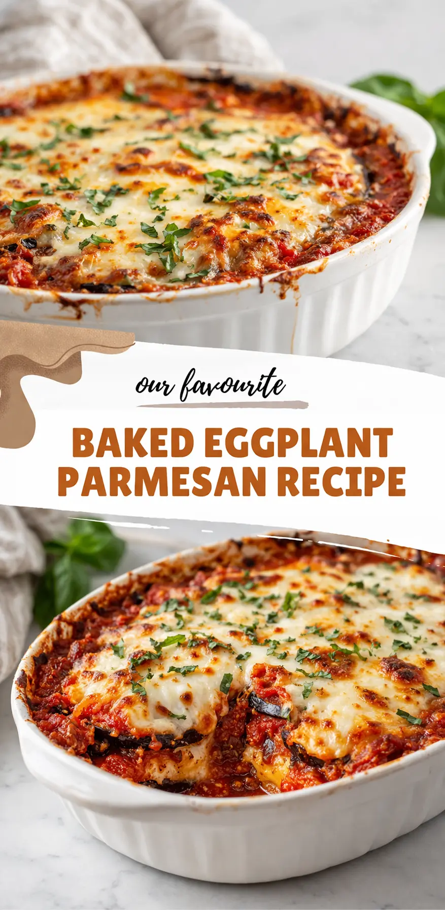 Baked Eggplant Parmesan Baked Eggplant Parmesan –