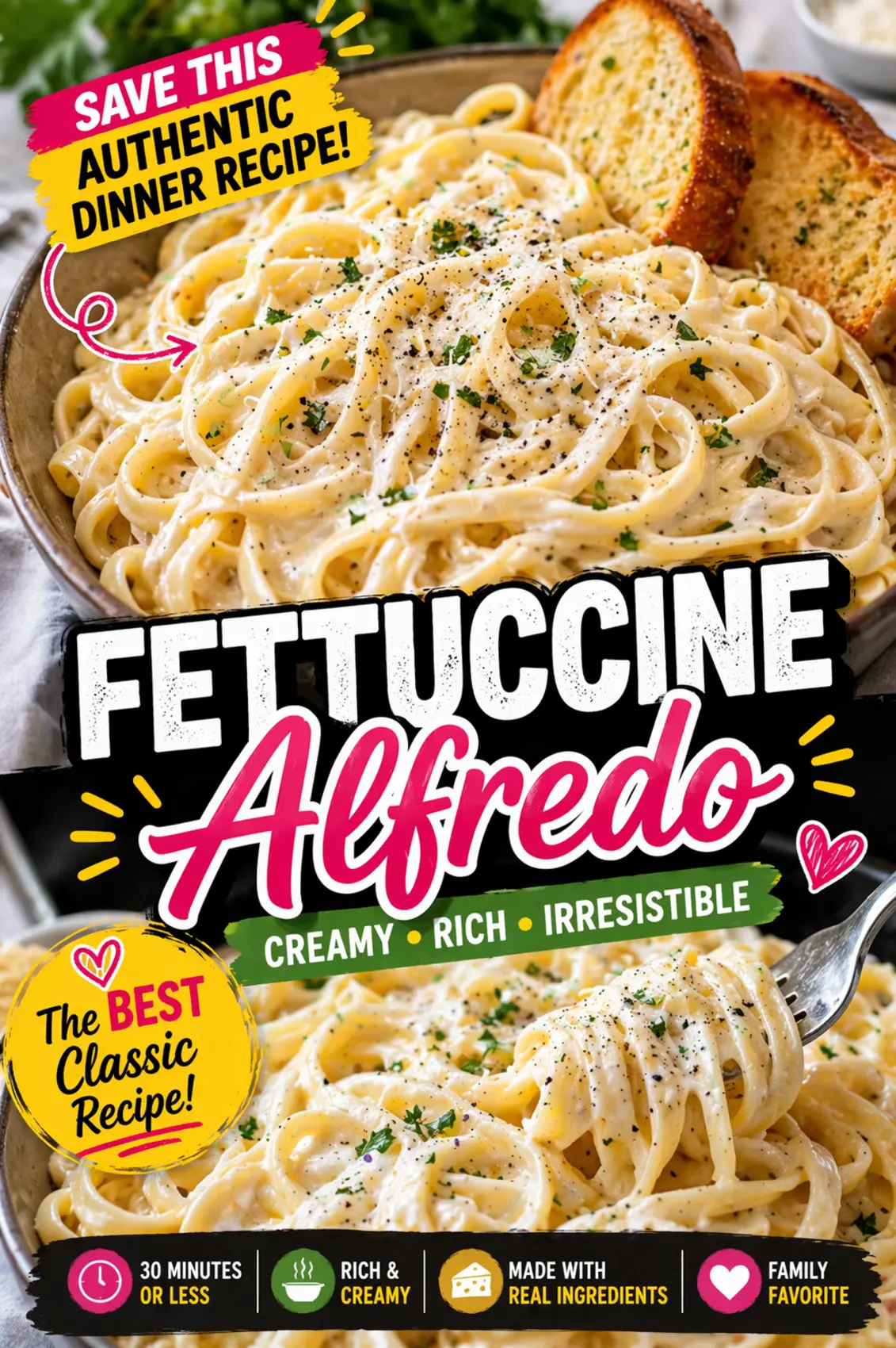 Fettuccine Alfredo Fettuccine Alfredo –