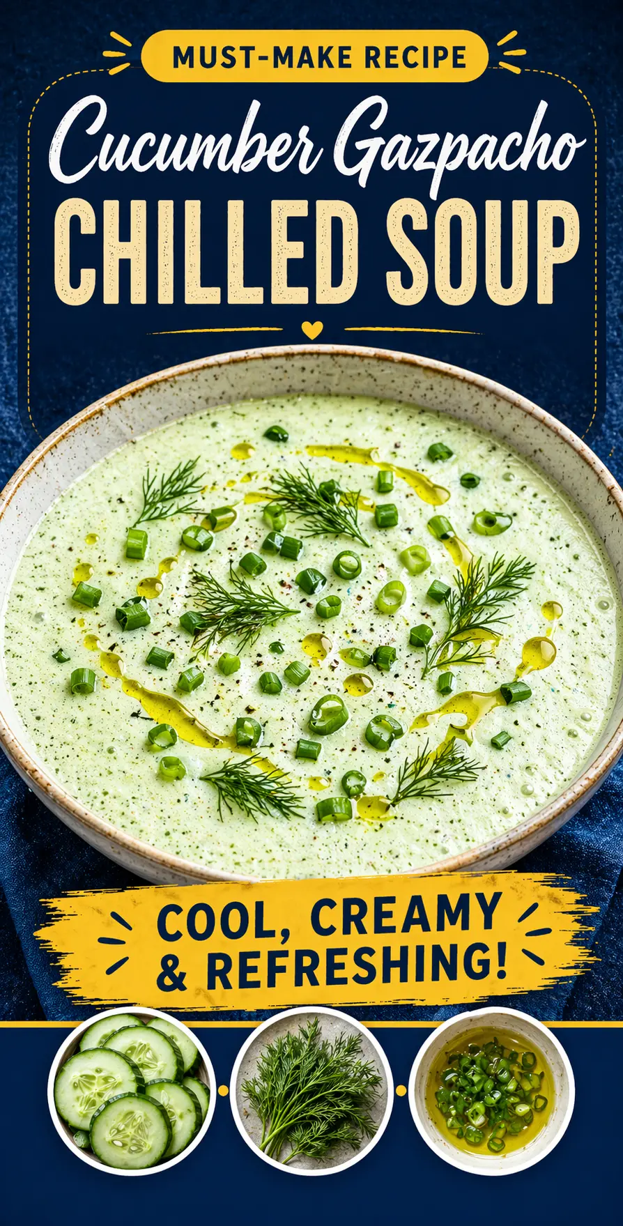 Cucumber Gazpacho Cucumber Gazpacho: