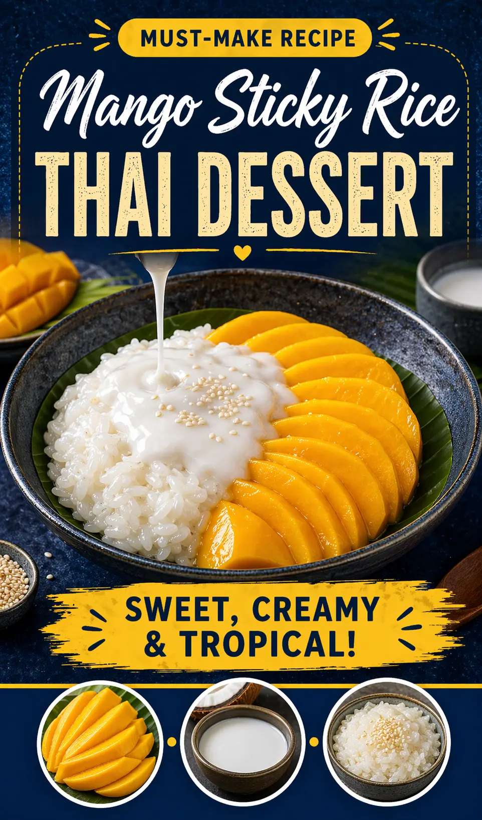 Mango Sticky Rice Mango Sticky Rice: