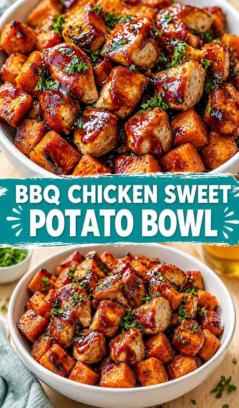 BBQ Chicken Sweet Potato Bowl