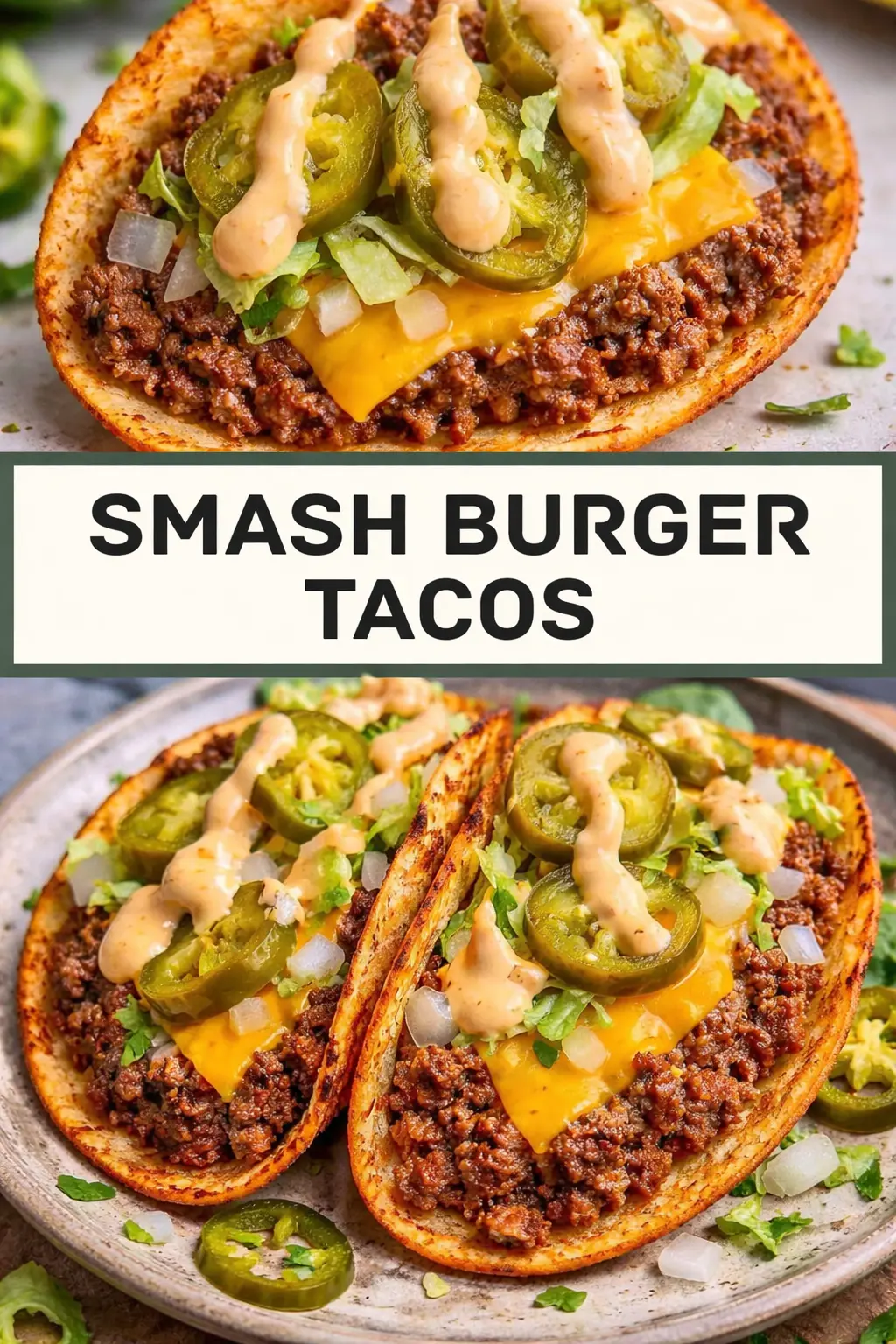 Smash Burger Tacos