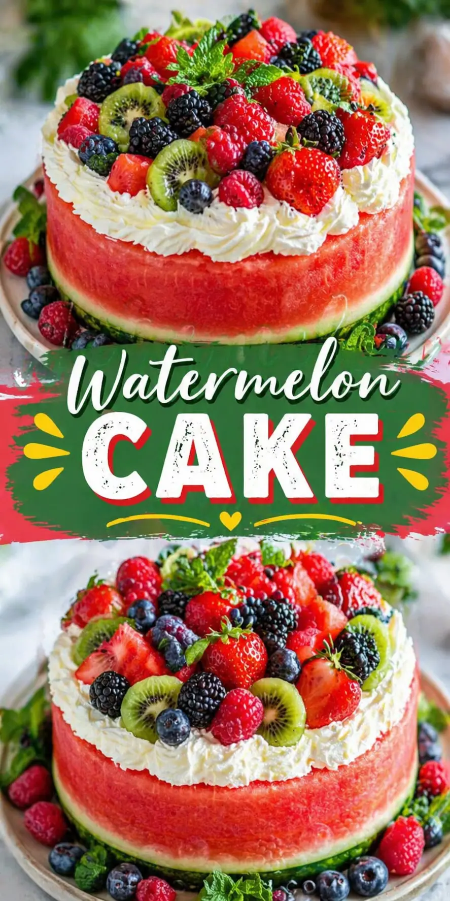 Watermelon cake Watermelon Cake –