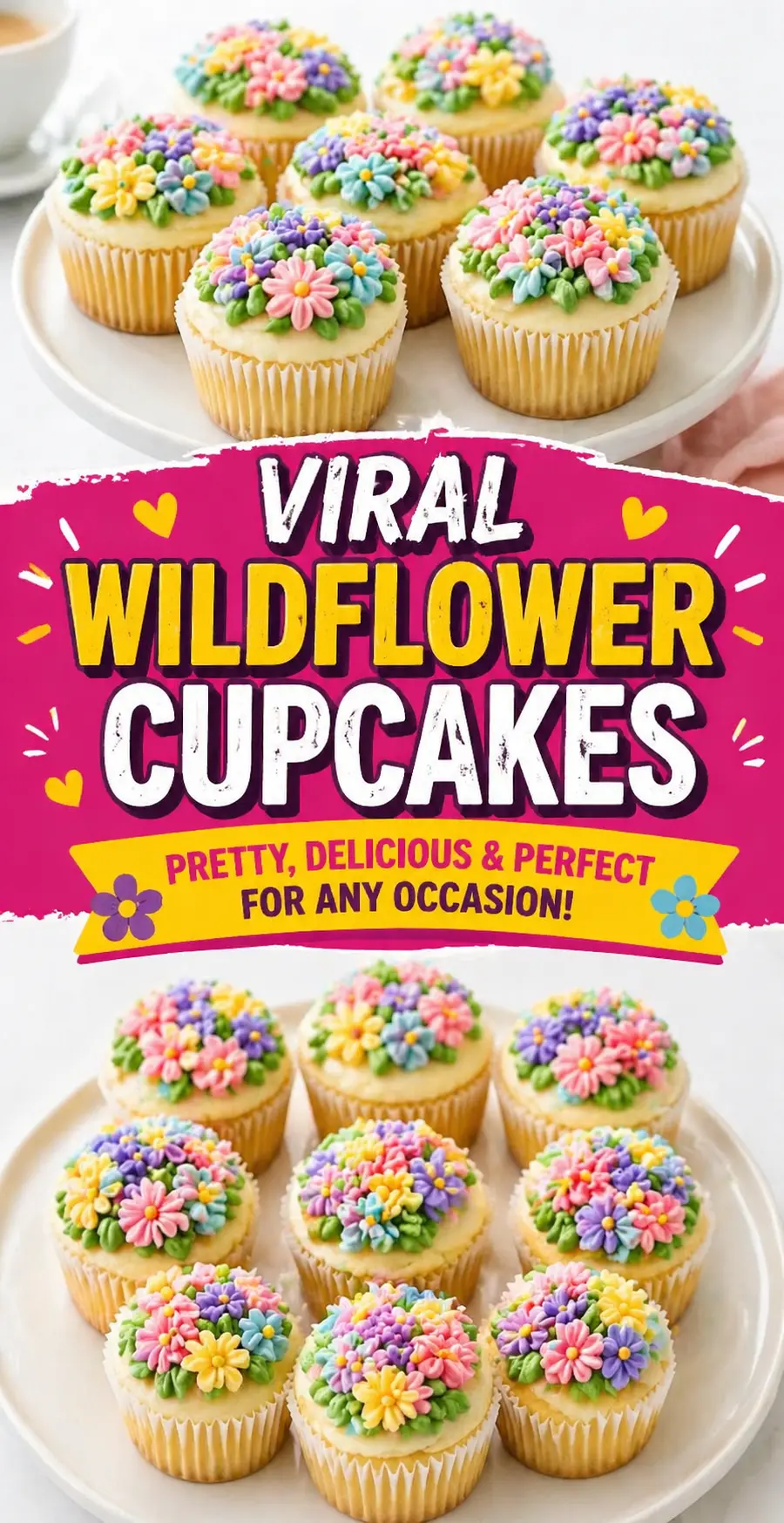 Flower Cupcakes –