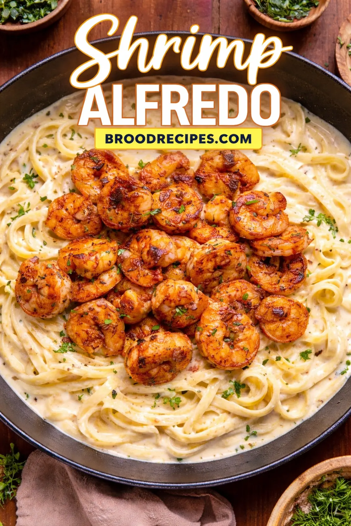 Shrimp Alfredo Shrimp Alfredo –