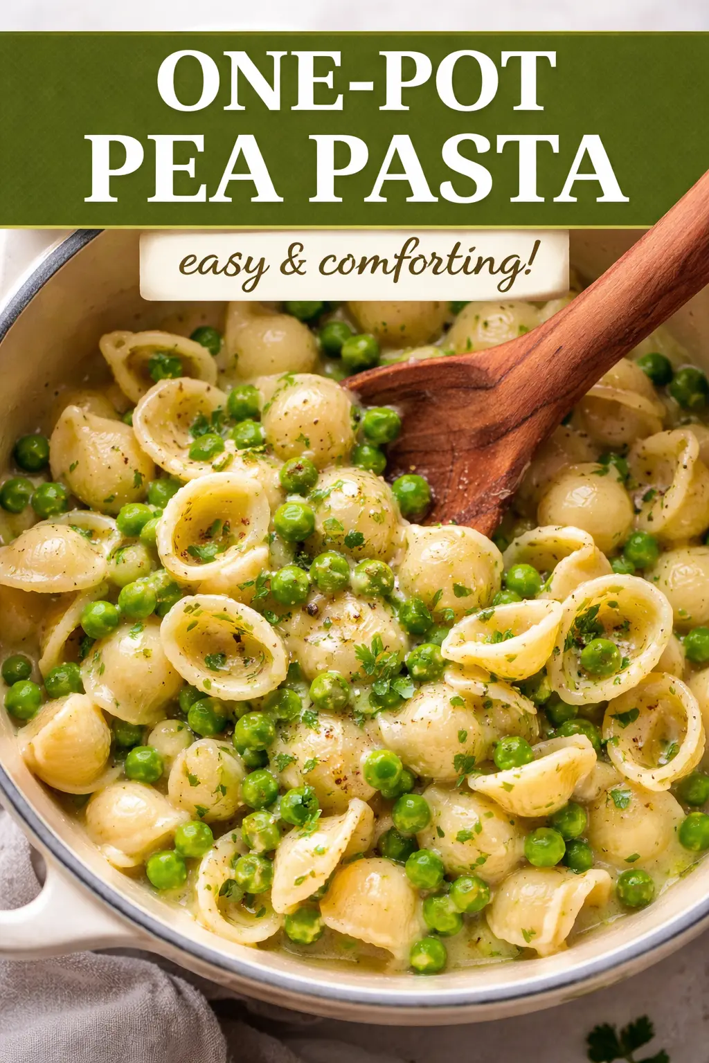 One Pot Pea Pasta One Pot Pea Pasta