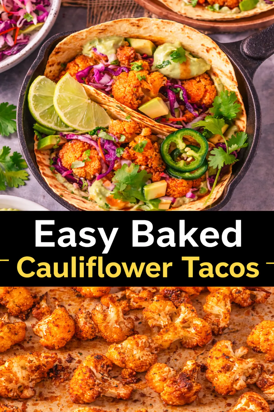 Cauliflower Tacos Crispy Cauliflower Tacos