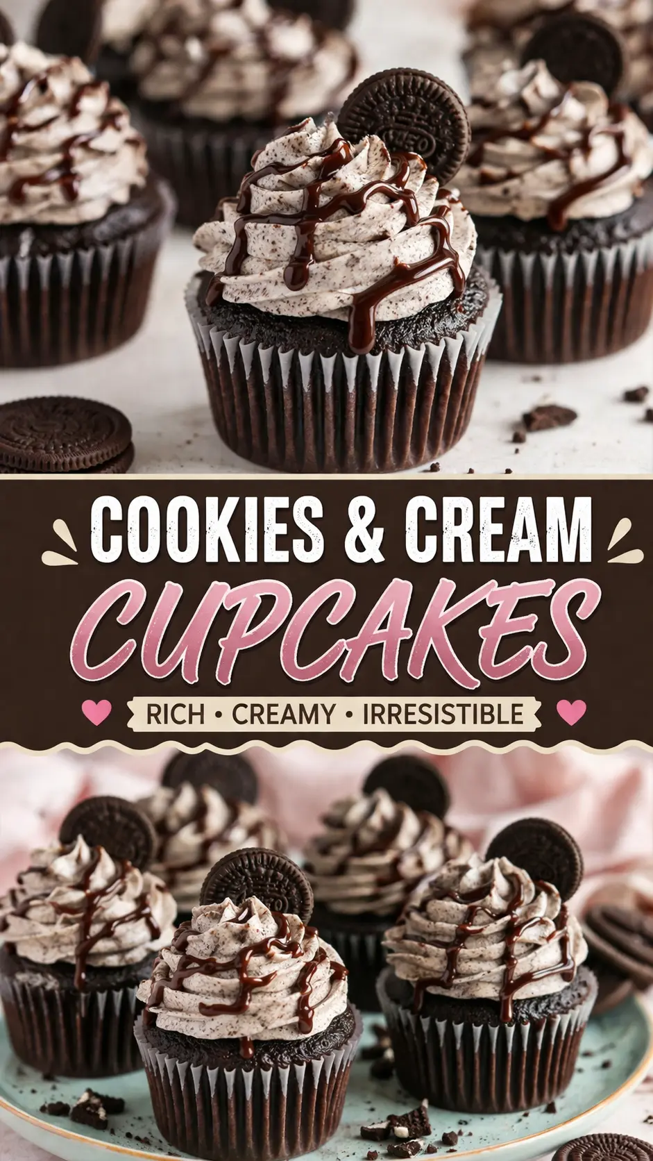 Cookies and cream cupcakes Cookies and Cream Cupcakes
