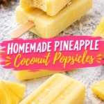 Pineapple Coconut Popsicles Full of Tropical Summer Flavor