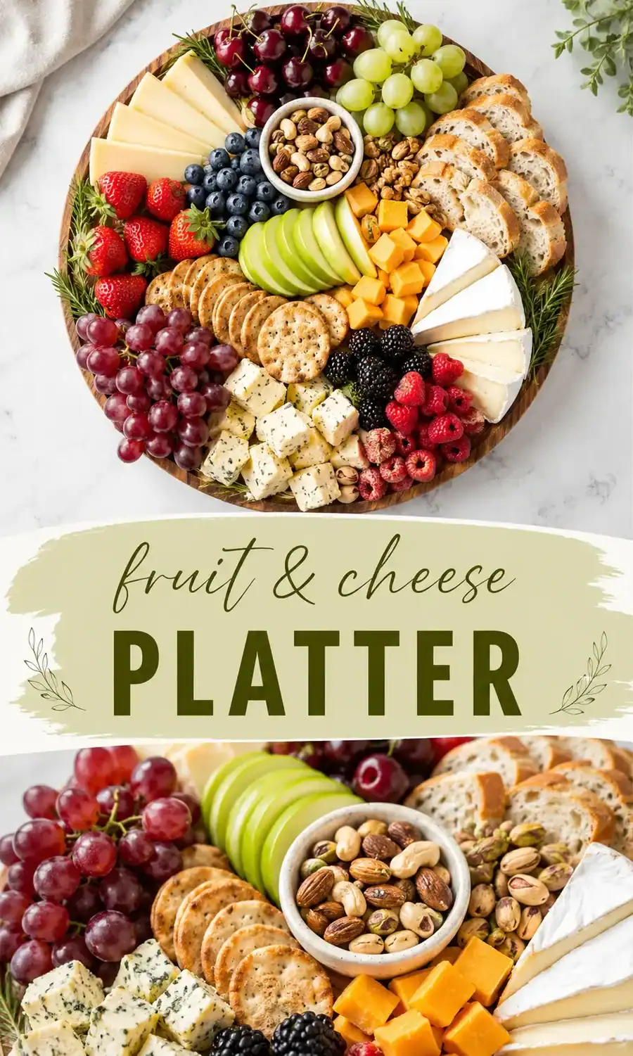 fruit and cheese platter Fruit and Cheese Platter