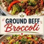 Ground beef and broccoli Ground Beef and