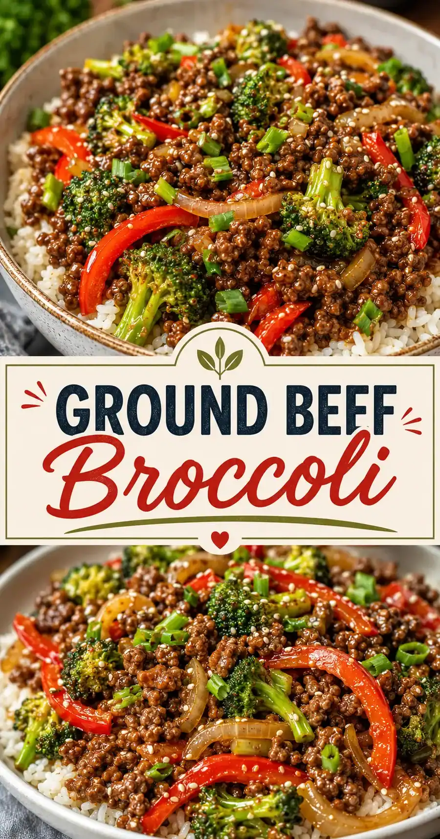 Ground beef and broccoli Ground Beef and