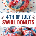 Red White and Blue Donuts