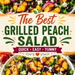 Grilled peach salad c Grilled Peach Salad