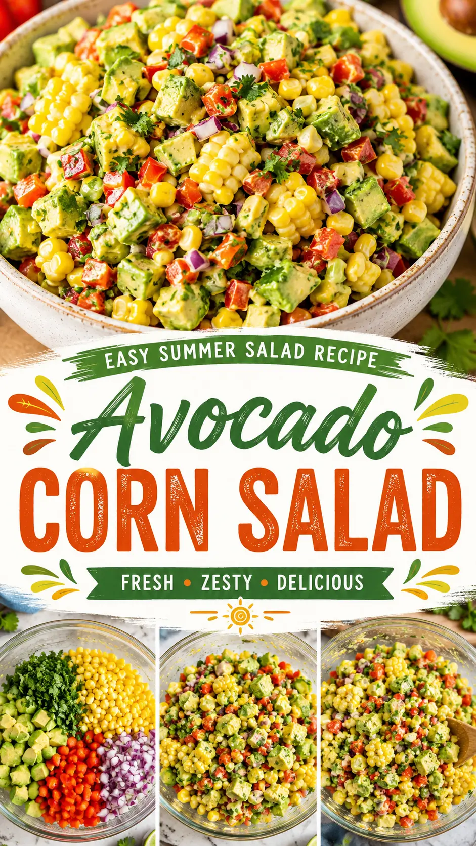 Avocado corn salad Avocado Corn Salad Recipe