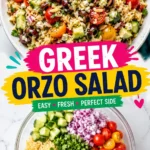 Greek orzo salad Greek Orzo Salad
