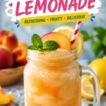 frozen peach lemonade Frozen Peach Lemonade