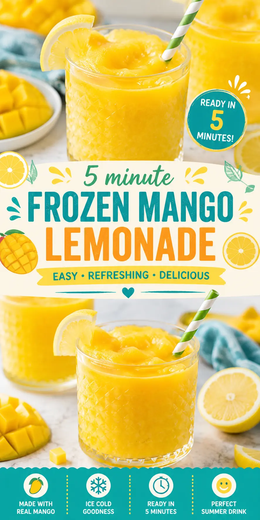 Frozen Mango Lemonade