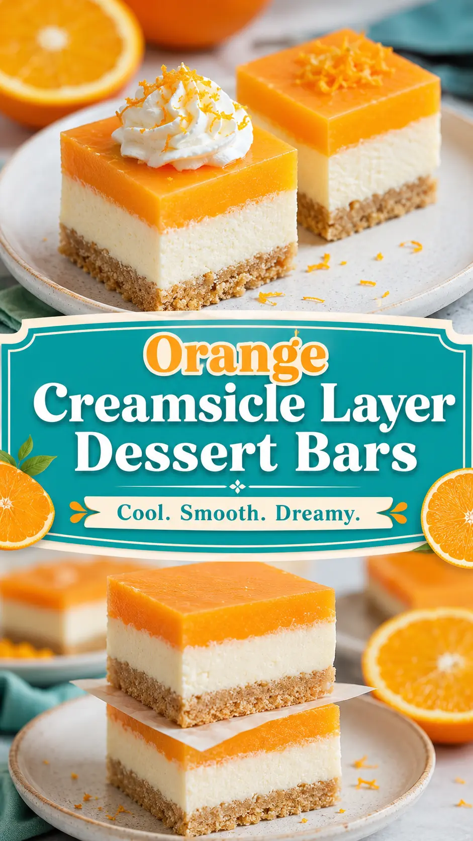 Orange Creamsicle Dream Bars T