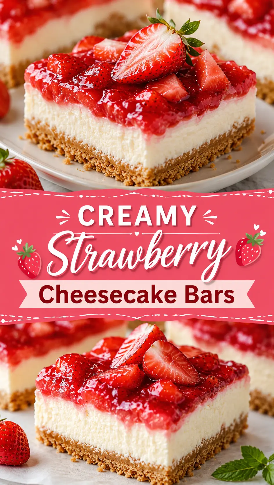 Strawberry Cheesecake Bars
