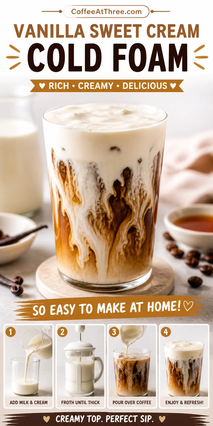 Vanilla sweet cream cold foam Vanilla Sweet Cream Cold Foam