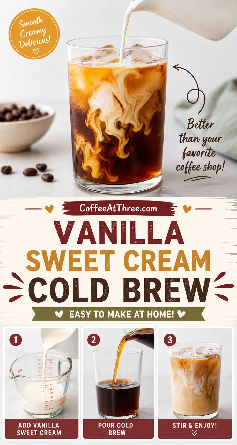 Vanilla sweet cream cold brew Vanilla Sweet Cream Cold Brew