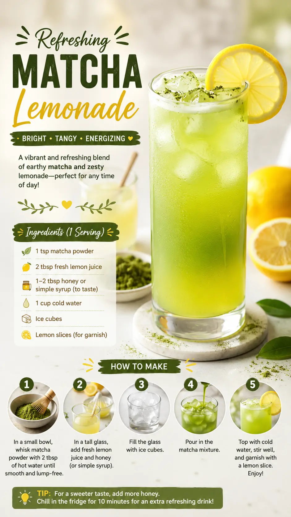Matcha Lemonade –