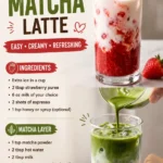 strawberry matcha latte strawberry matcha latte