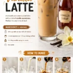 iced vanilla latte Iced Vanilla Latte Recipe – Creamy, Smooth & Easy Coffeehouse Drink