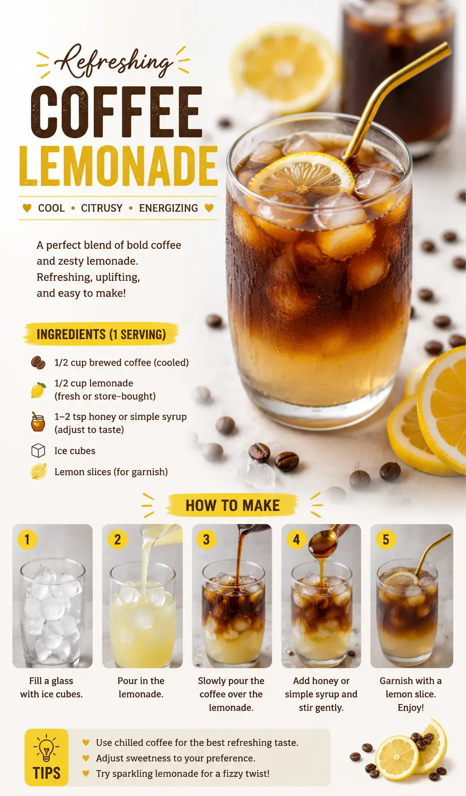 coffee lemonade Coffee Lemonade Recipe