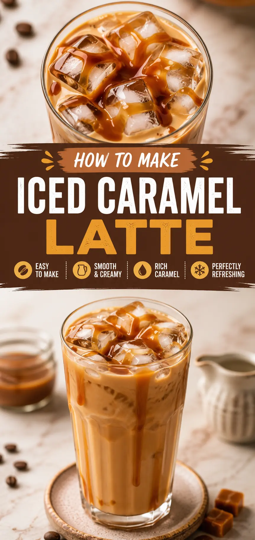 iced caramel latte Iced Caramel Latte Recipe That Tastes Like Your Favorite Coffee Shop Drink