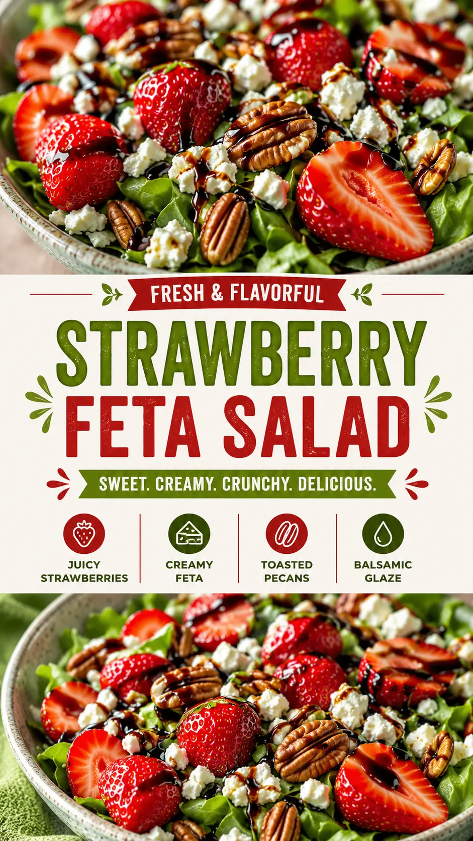 Strawberry Feta Salad Recipe With Fresh Summer Flavor