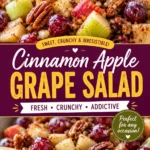 Cinnamon Apple Grape Salad
