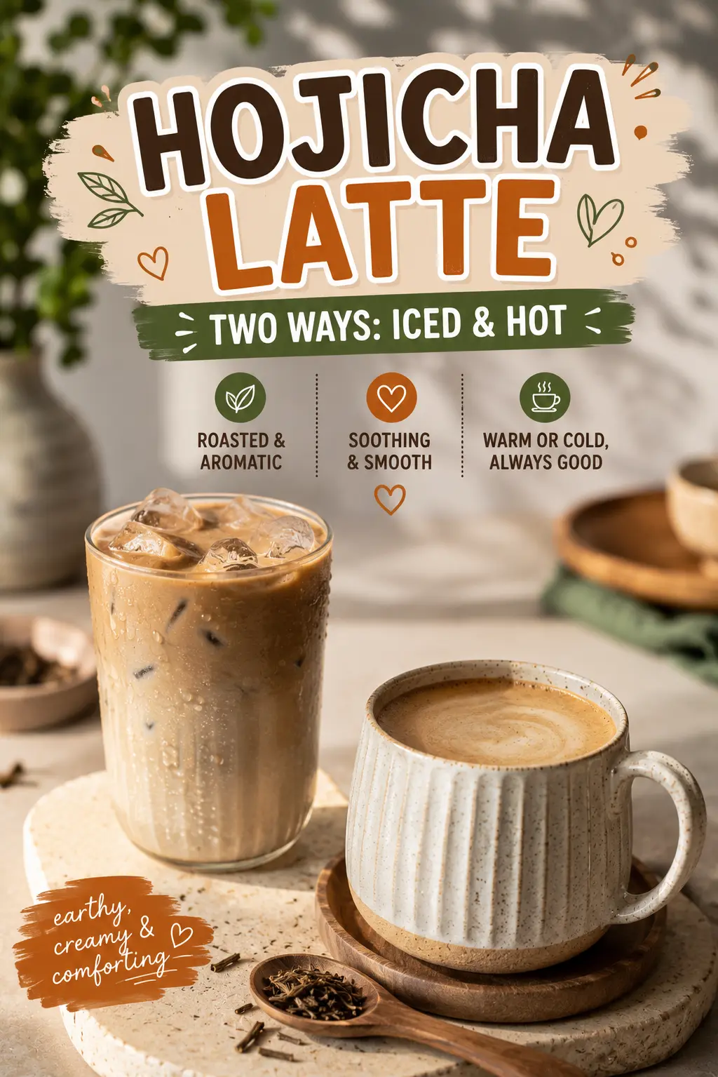 Hojicha Latte Recipe – A Creamy Japanese Roasted Green Tea Drink You Can Make at Home