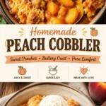 Peach Cobbler: The Best Old-Fashioned Southern Dessert Recipe