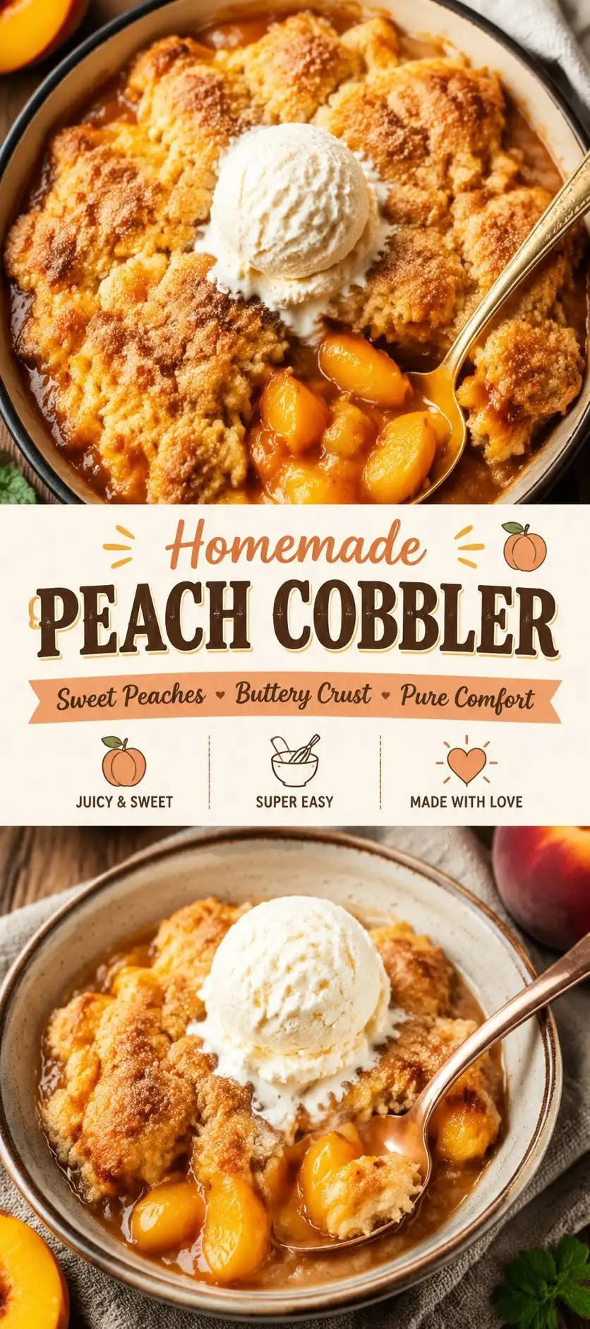 Peach Cobbler: The Best Old-Fashioned Southern Dessert Recipe