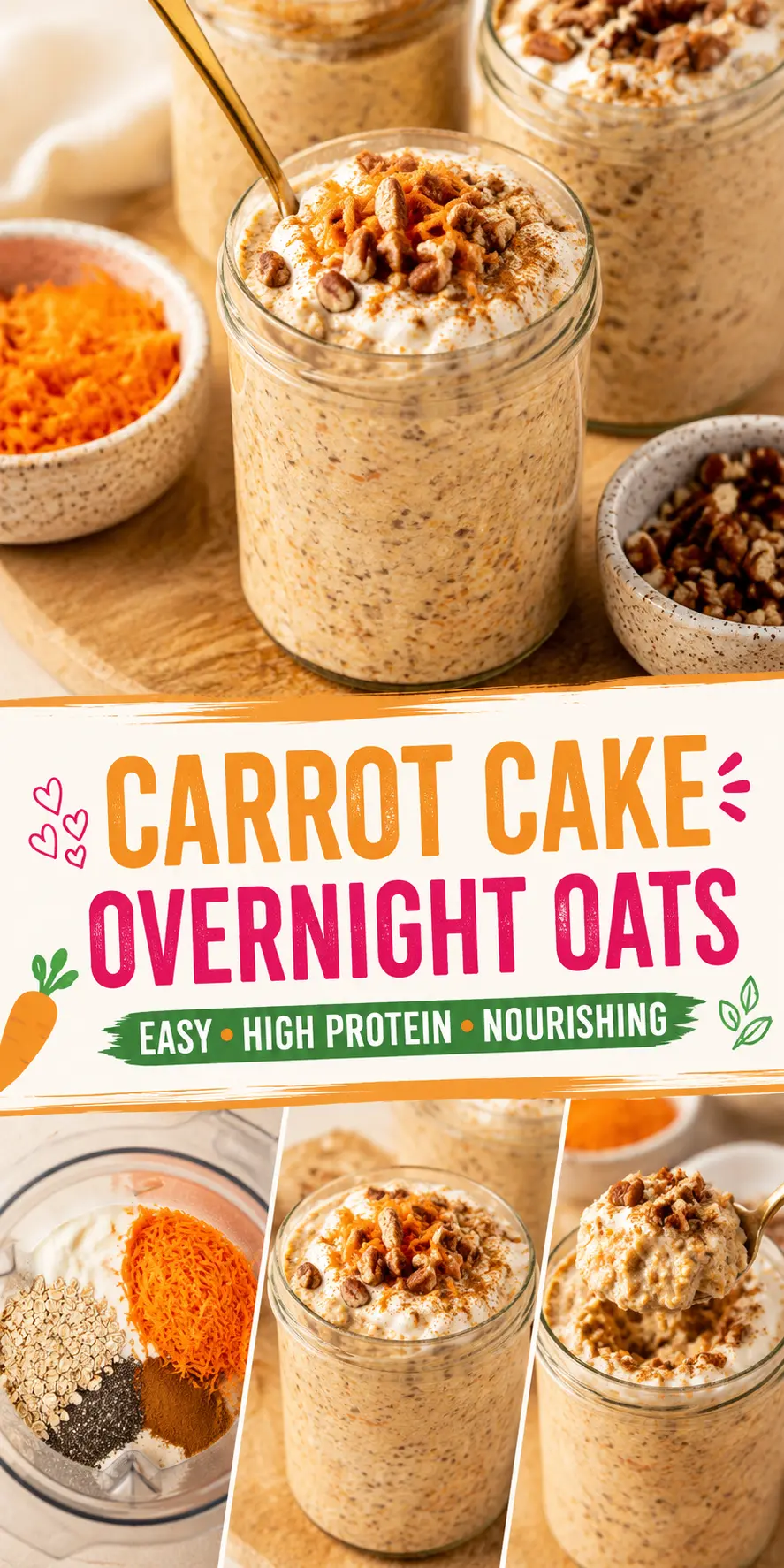 Carrot Cake Overnight Oats