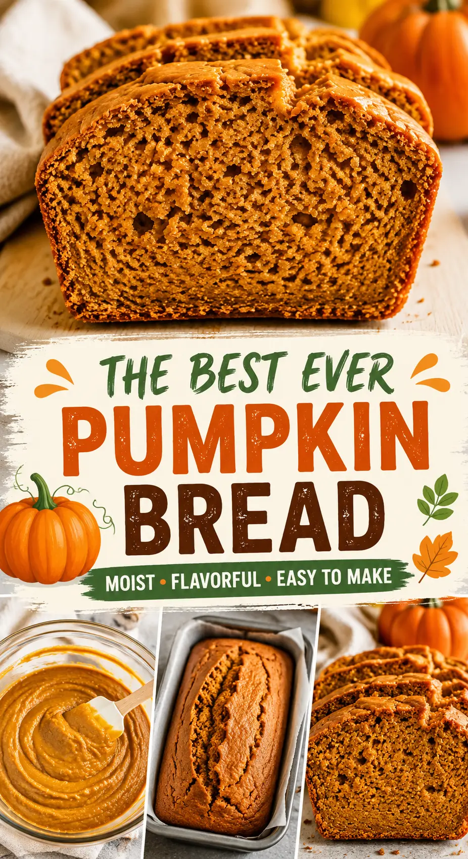 Pumpkin Bread: The Best Homemade Pumpkin Bread Recipe for Perfect Fall Baking