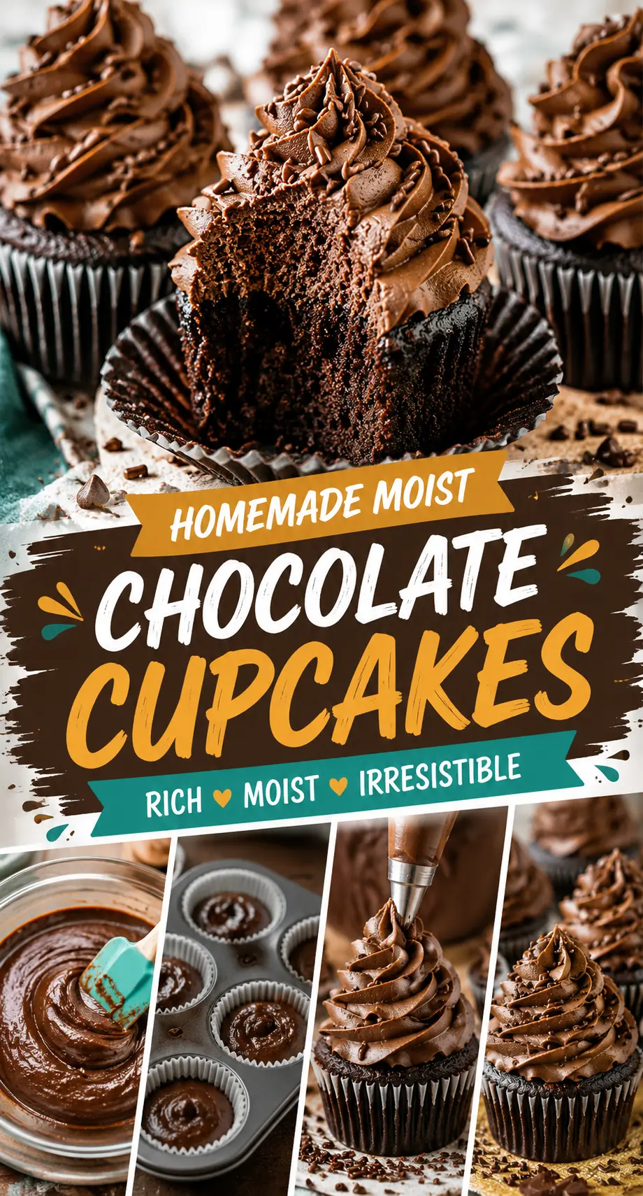 Chocolate Cupcakes: The Best Easy Chocolate Cupcakes Recipe You'll Ever Make