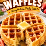Waffles: The Ultimate Crispy and Fluffy Homemade Waffles Recipe
