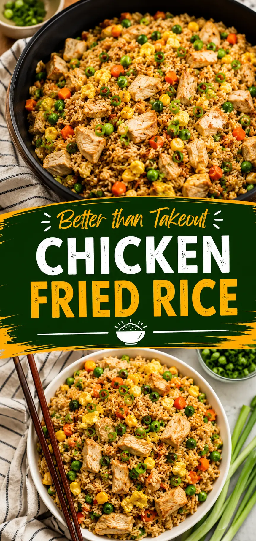 Chicken Fried Rice Chicken Fried Rice: The Ultimate Homemade Chicken Fried Rice Recipe